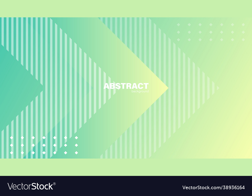 Abstract green and arrow shape modern background