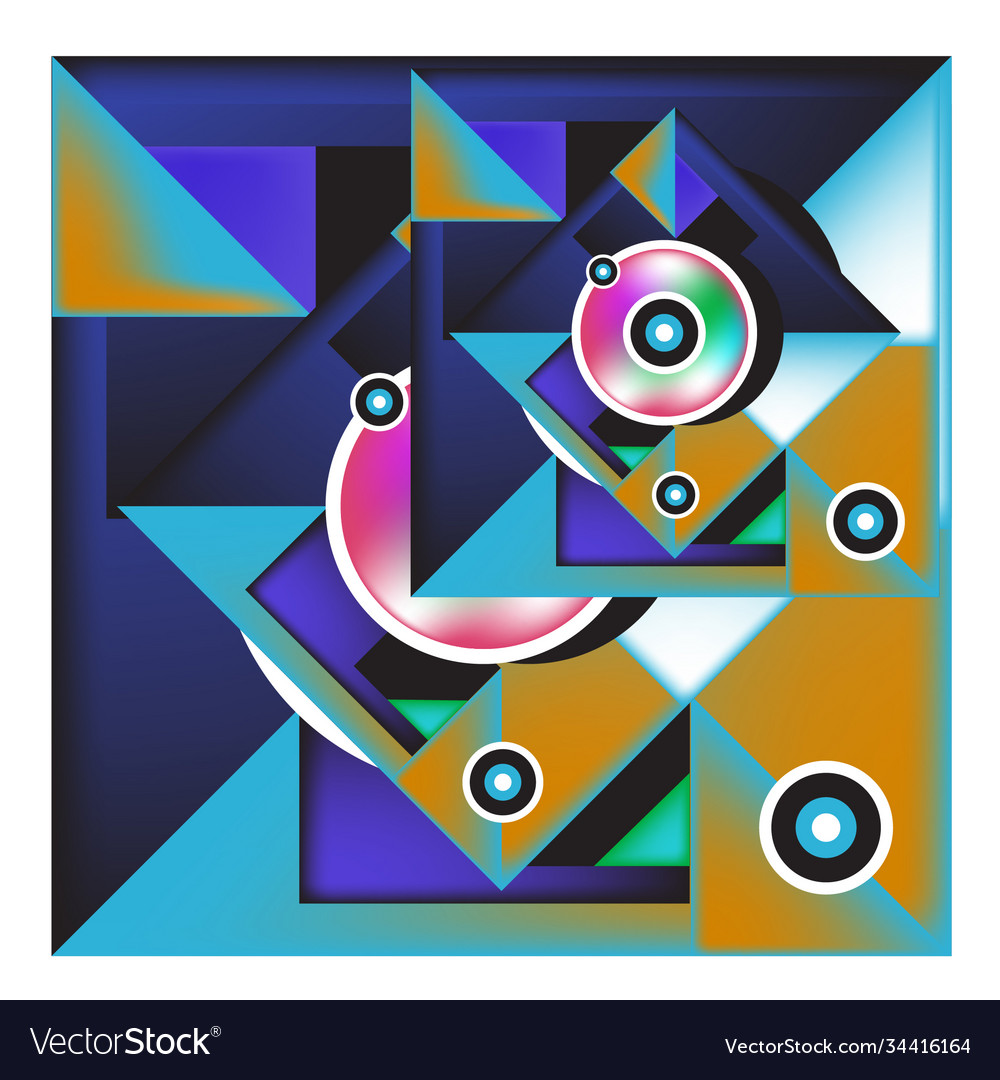 Abstract modern triangles background pattern Vector Image Abstract modern triangles background pattern