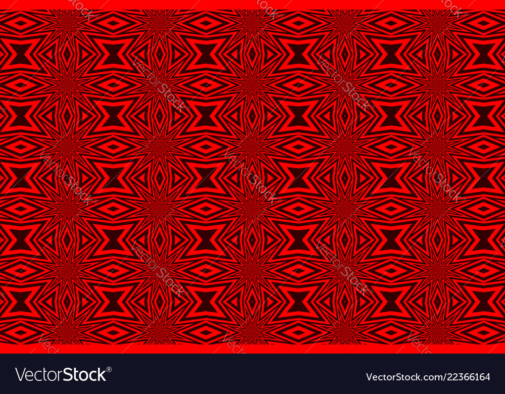 Abstract pattern - black and red vector image Abstract pattern - black and red