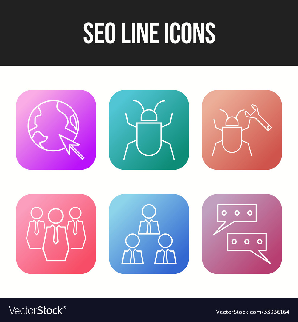 Business & SEO Icon Set