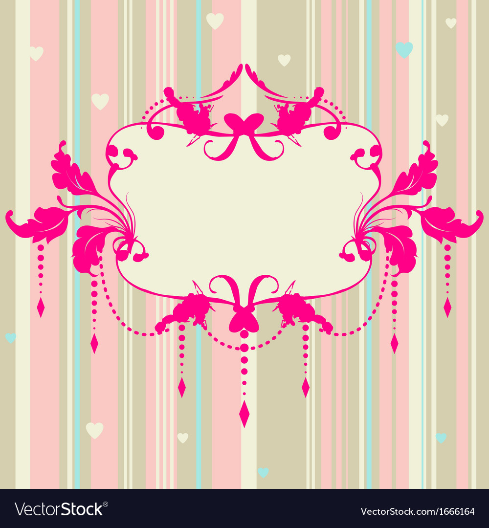 Pastel romantic background Royalty Free Vector Image