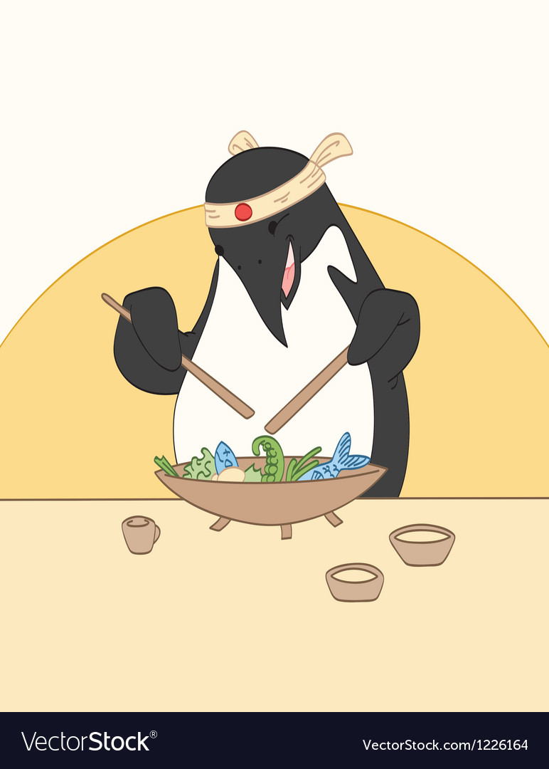 Sushi penguin