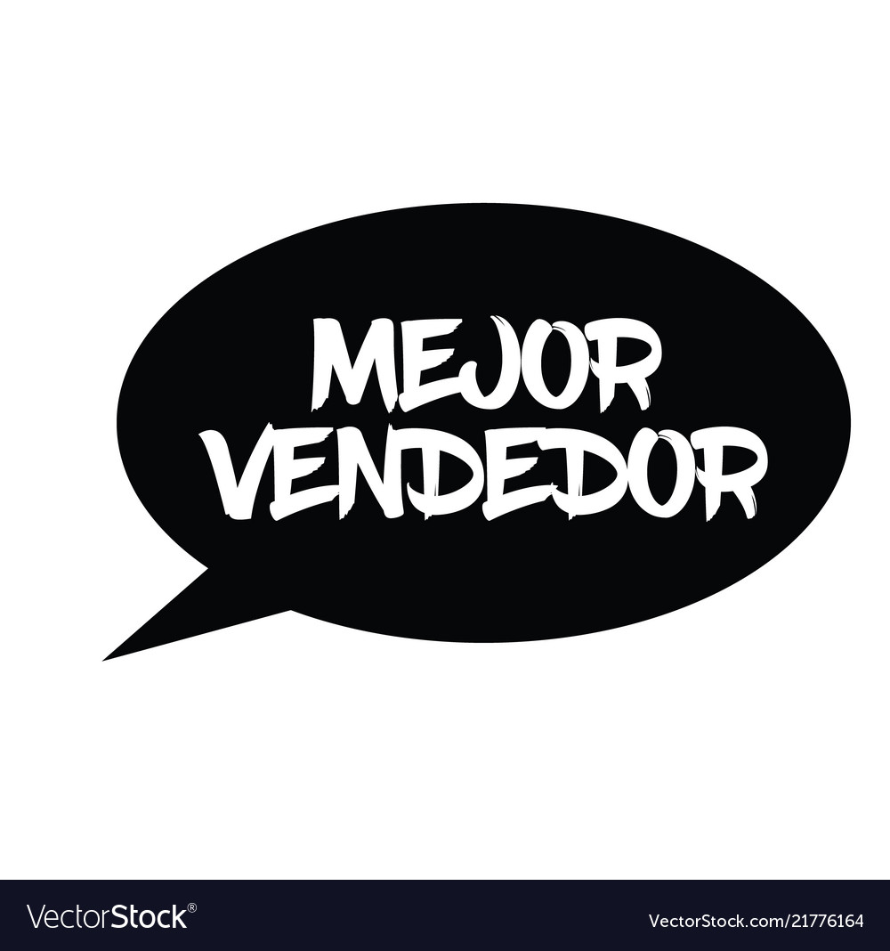 Top seller stamp in spanish Royalty Free Vector Image