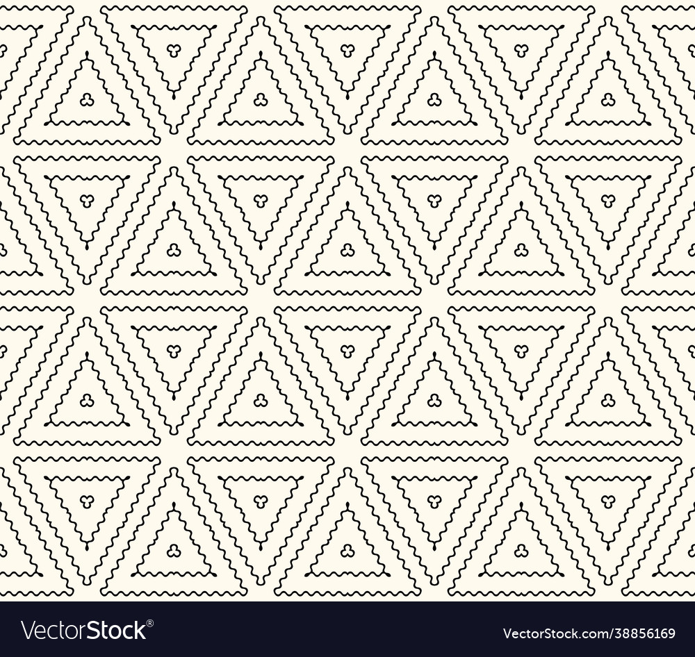 Abstract seamless pattern with decorative motif Vector Image Abstract seamless pattern with decorative motif