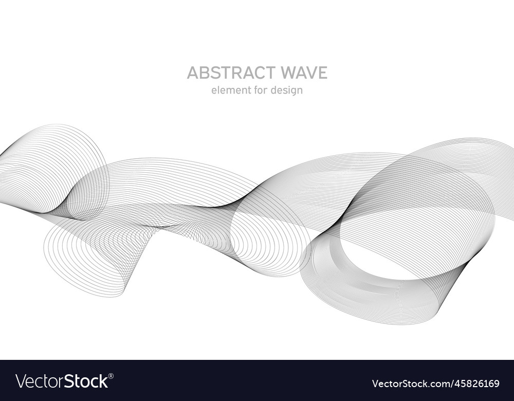 Abstract wave element for design digital vector image Abstract wave element for design digital