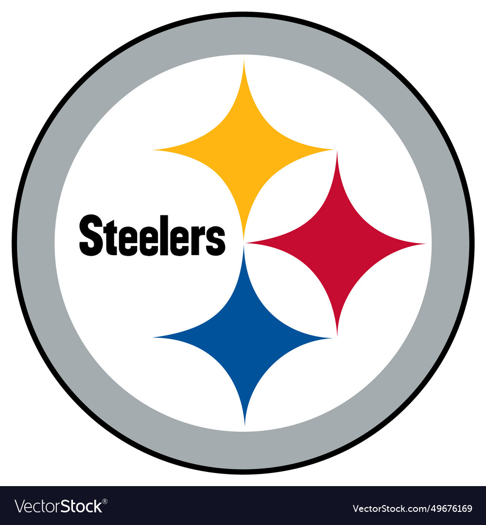 logo-of-the-pittsburgh-steelers-american-vector-image