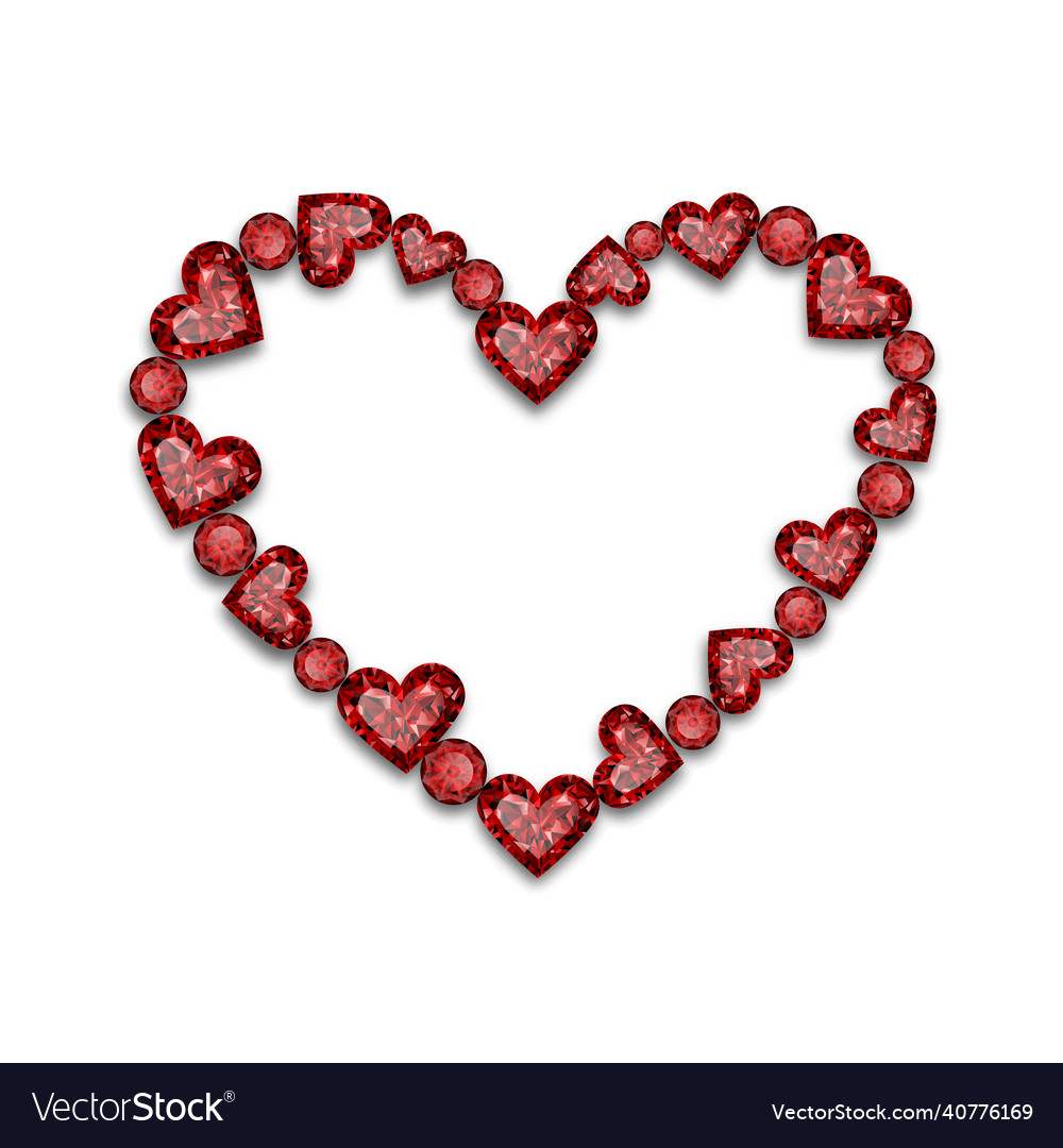 Ruby Heart Frame