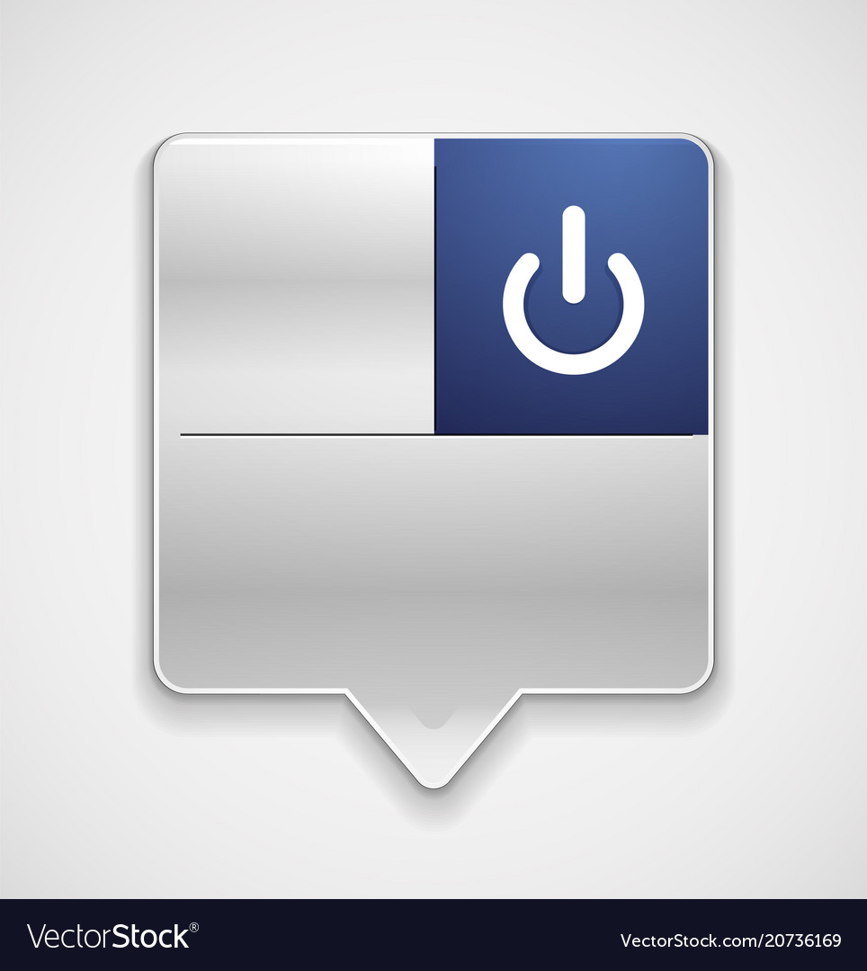 Start power button ui icon design on off symbol