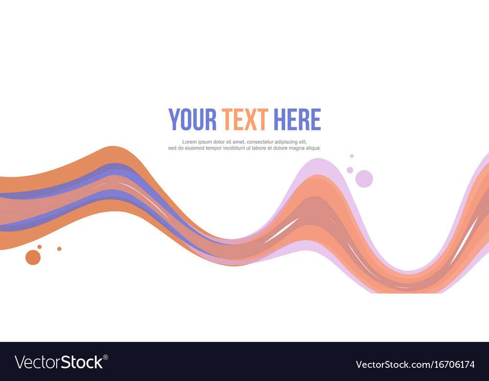 Abstract background header wave style design