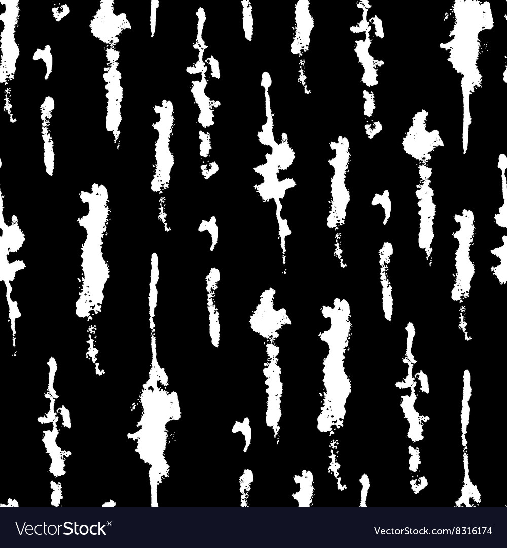 Abstract seamless ink pattern on black background
