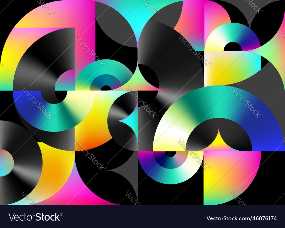 Bright multicolored pattern vector image Bright multicolored pattern
