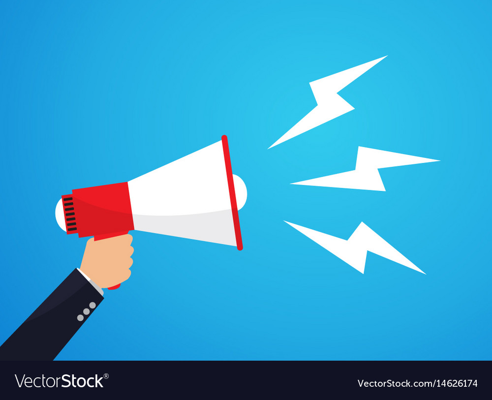 Megaphone Royalty Free Vector Image - Vectorstock