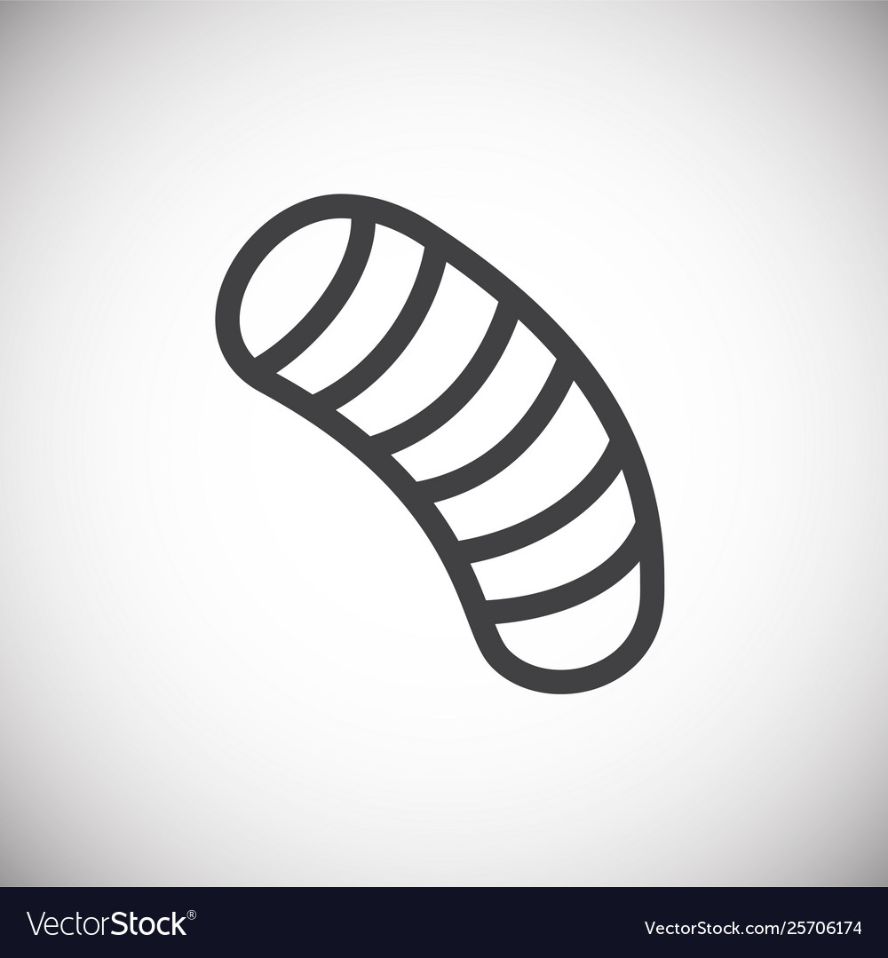 Microbe icon on background for graphic and web