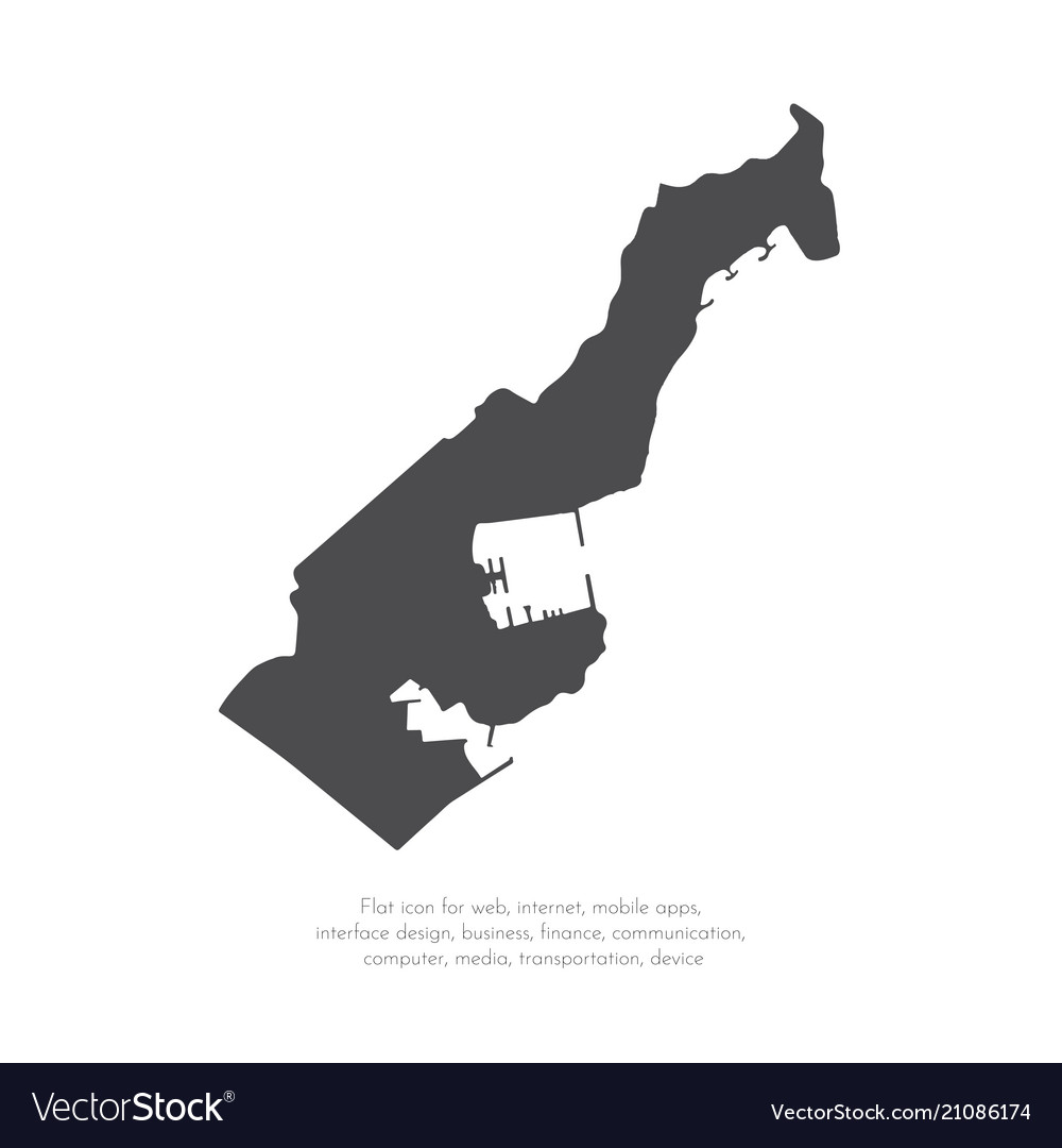 Monaco Principality Map