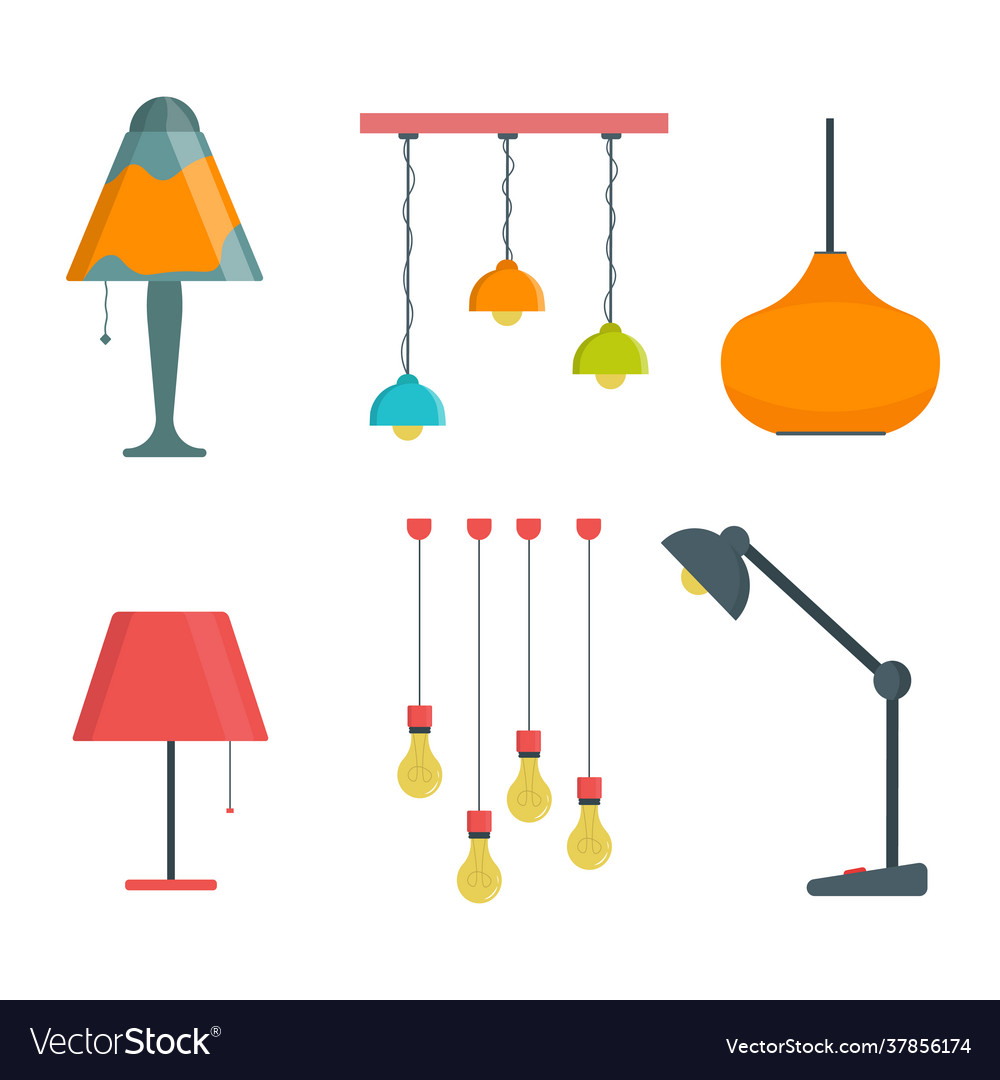 Set illuminator flashlight floor and table lamp
