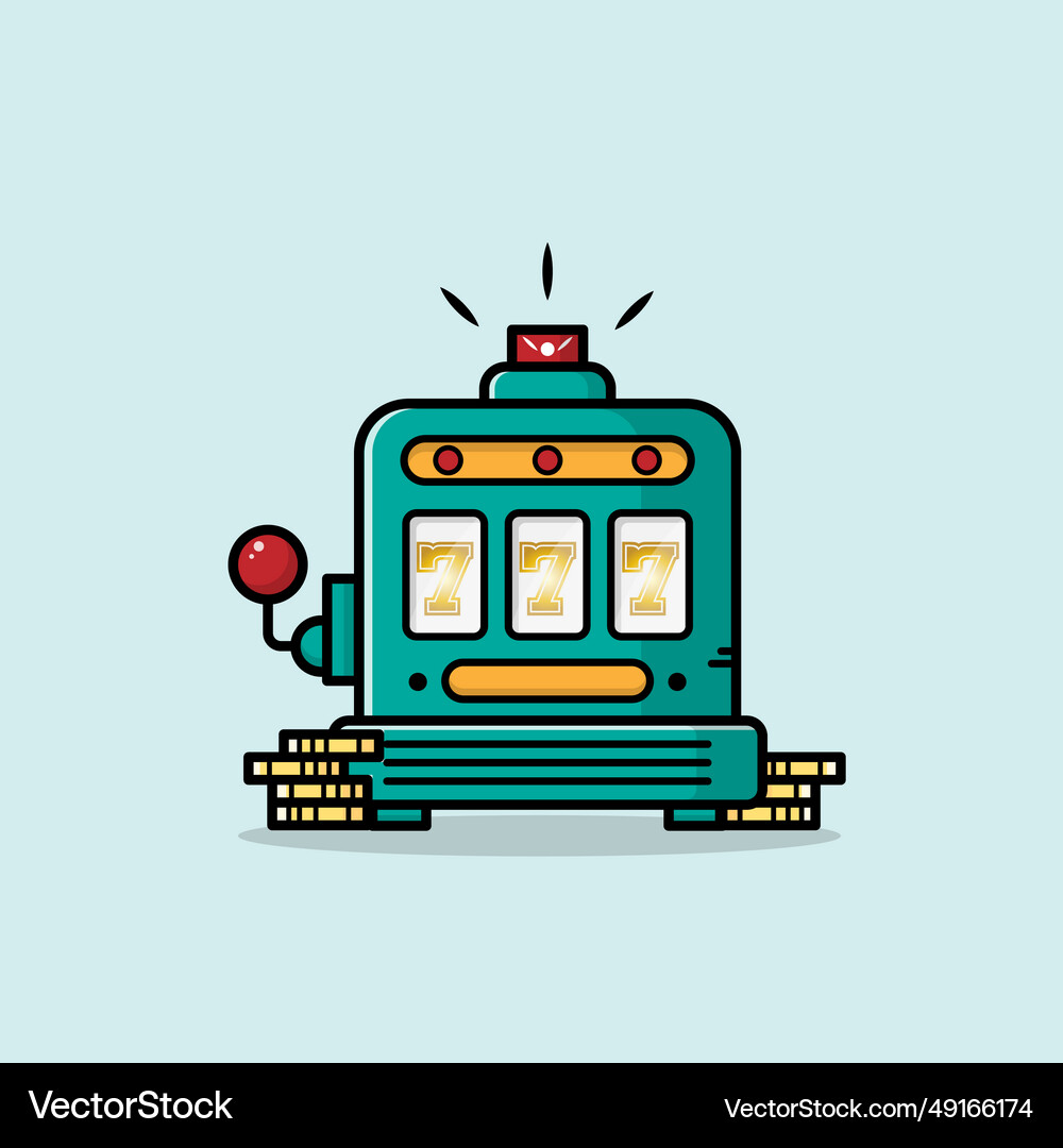 Slot machine (49166174) – Royalty-Free Vector | VectorStock