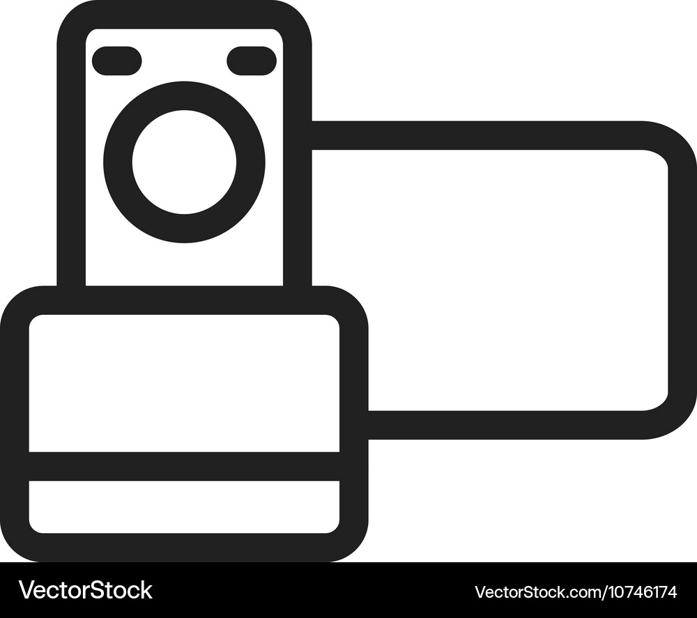 Video camera Royalty Free Vector Image - VectorStock