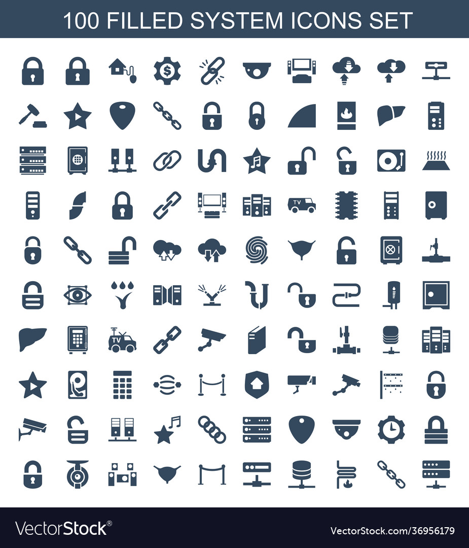 100 system icons