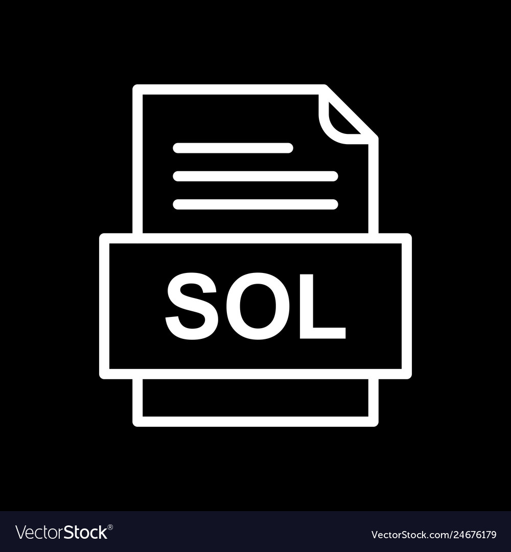 Sol file document icon