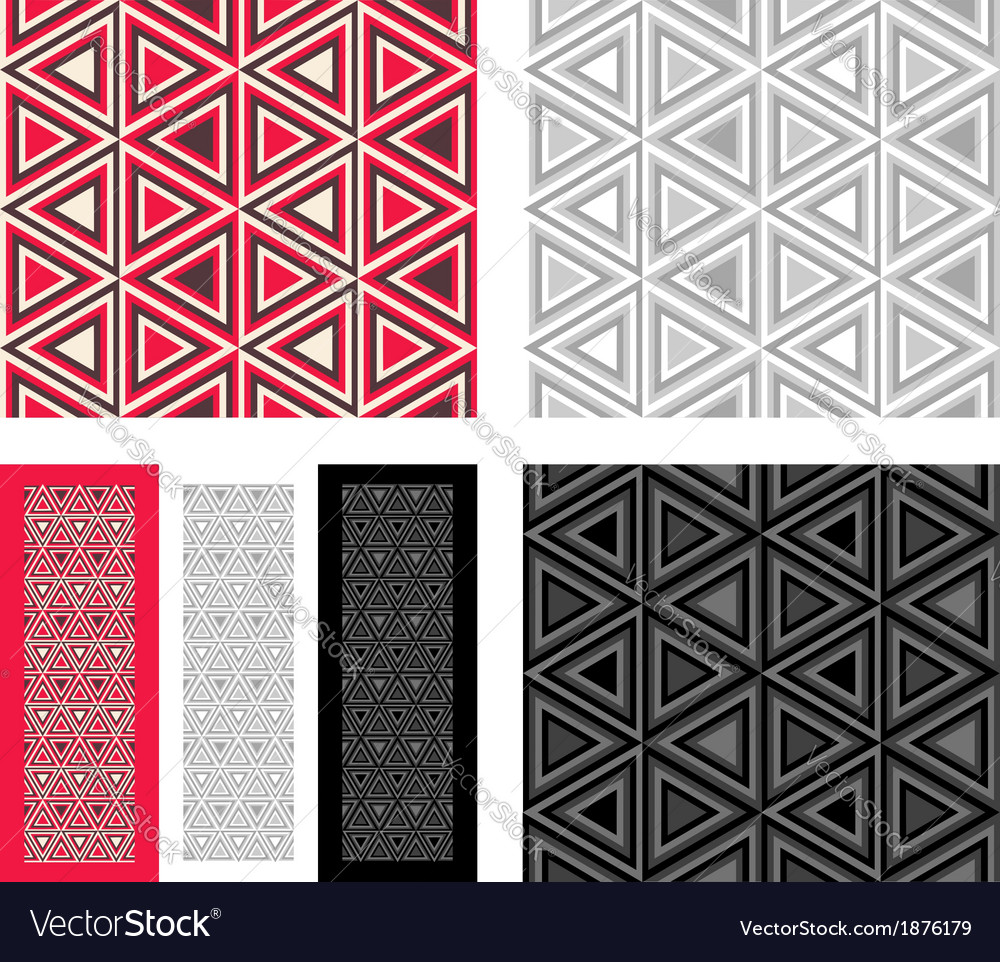 Triangular Geometric Pattern