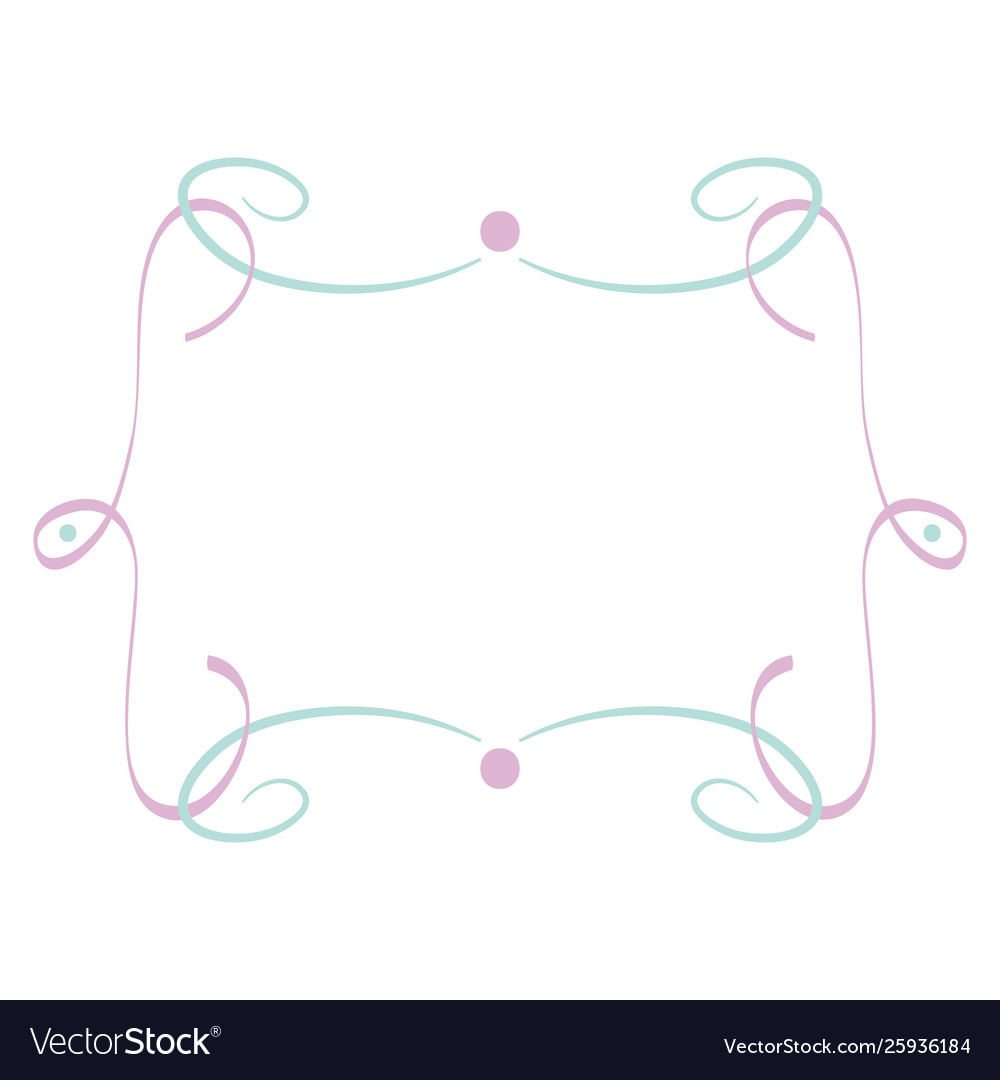 Frame edges with lines boho style