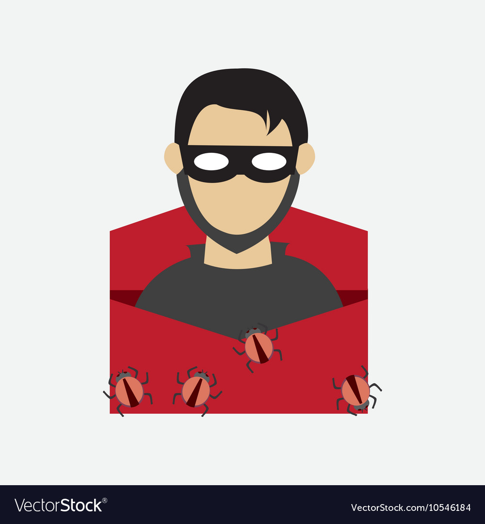 Hacker in virus envelope system security design