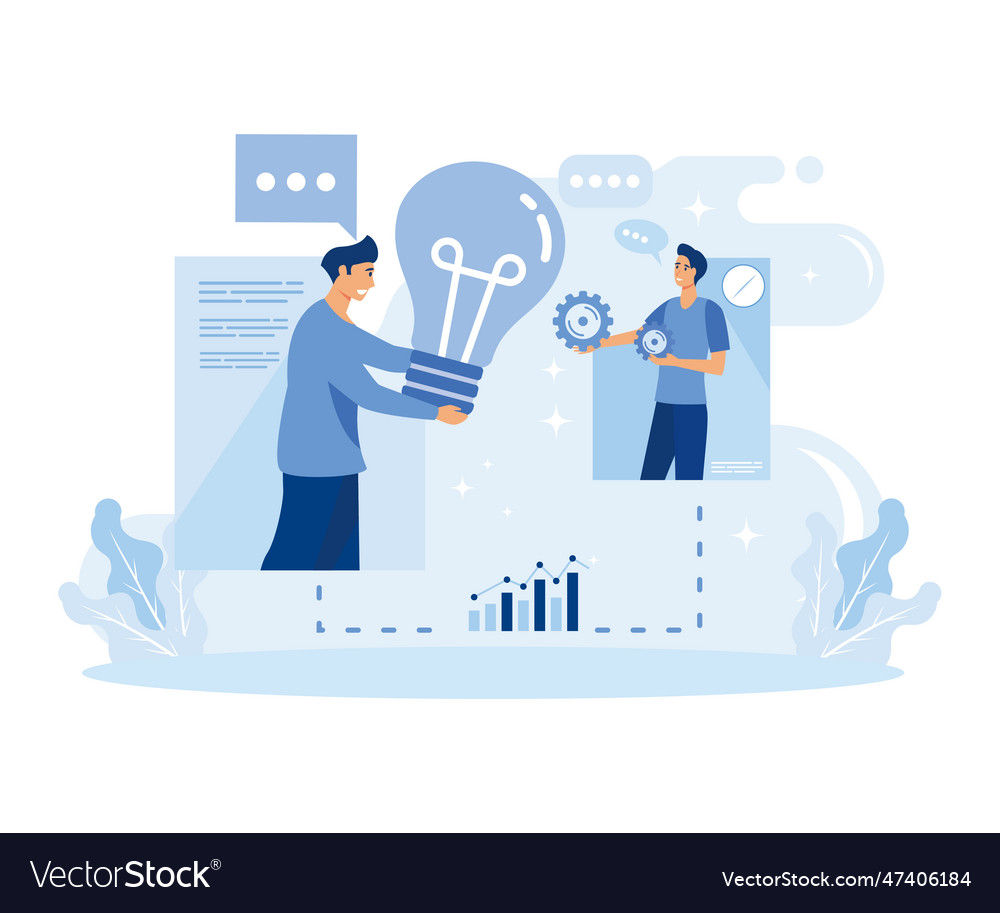 Problem solving skills abstract concept creative Vector Image Problem solving skills abstract concept creative