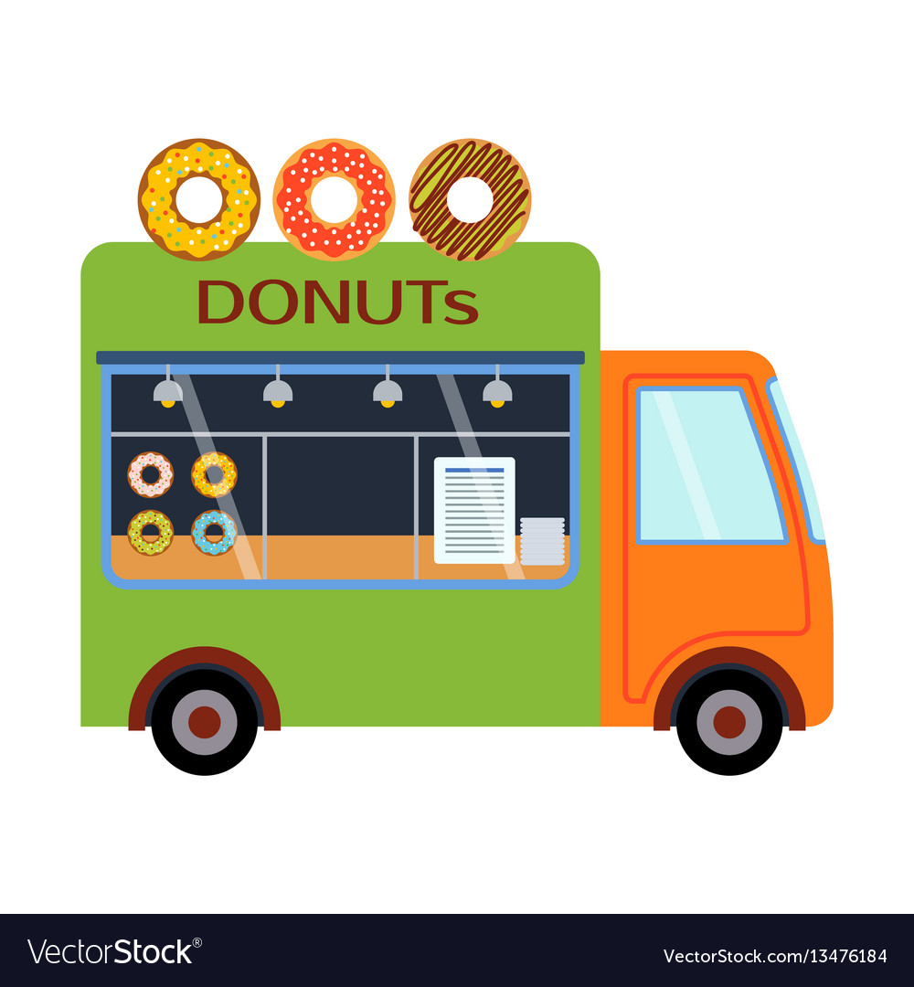 Street Food Festival Donuts Trailer