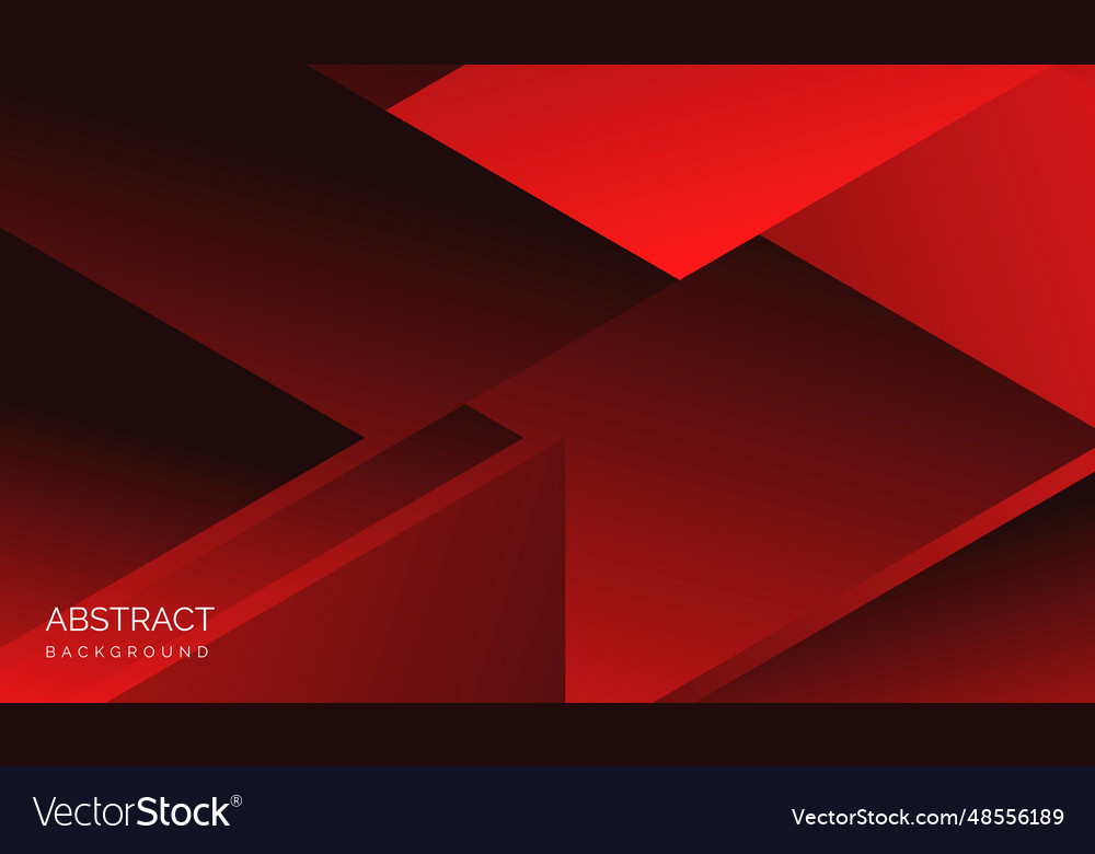 Abstract red square shadow light cross triangle vector image Abstract red square shadow light cross triangle