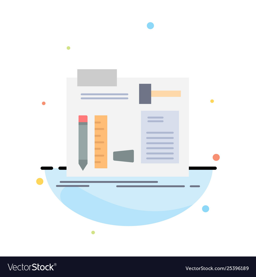 Build construct diy engineer workshop flat color Vector Image Build construct diy engineer workshop flat color