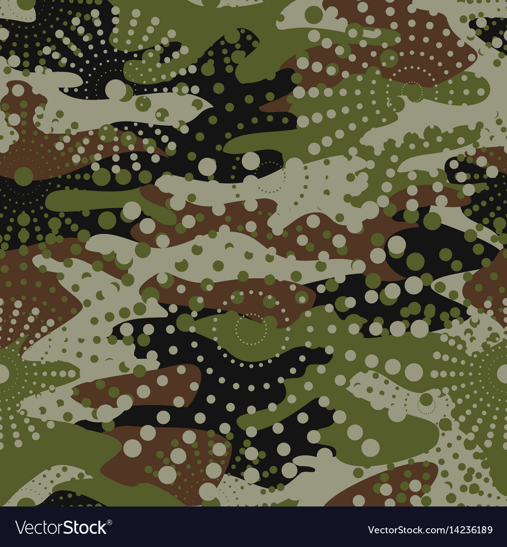 Camouflage Halftone Pattern