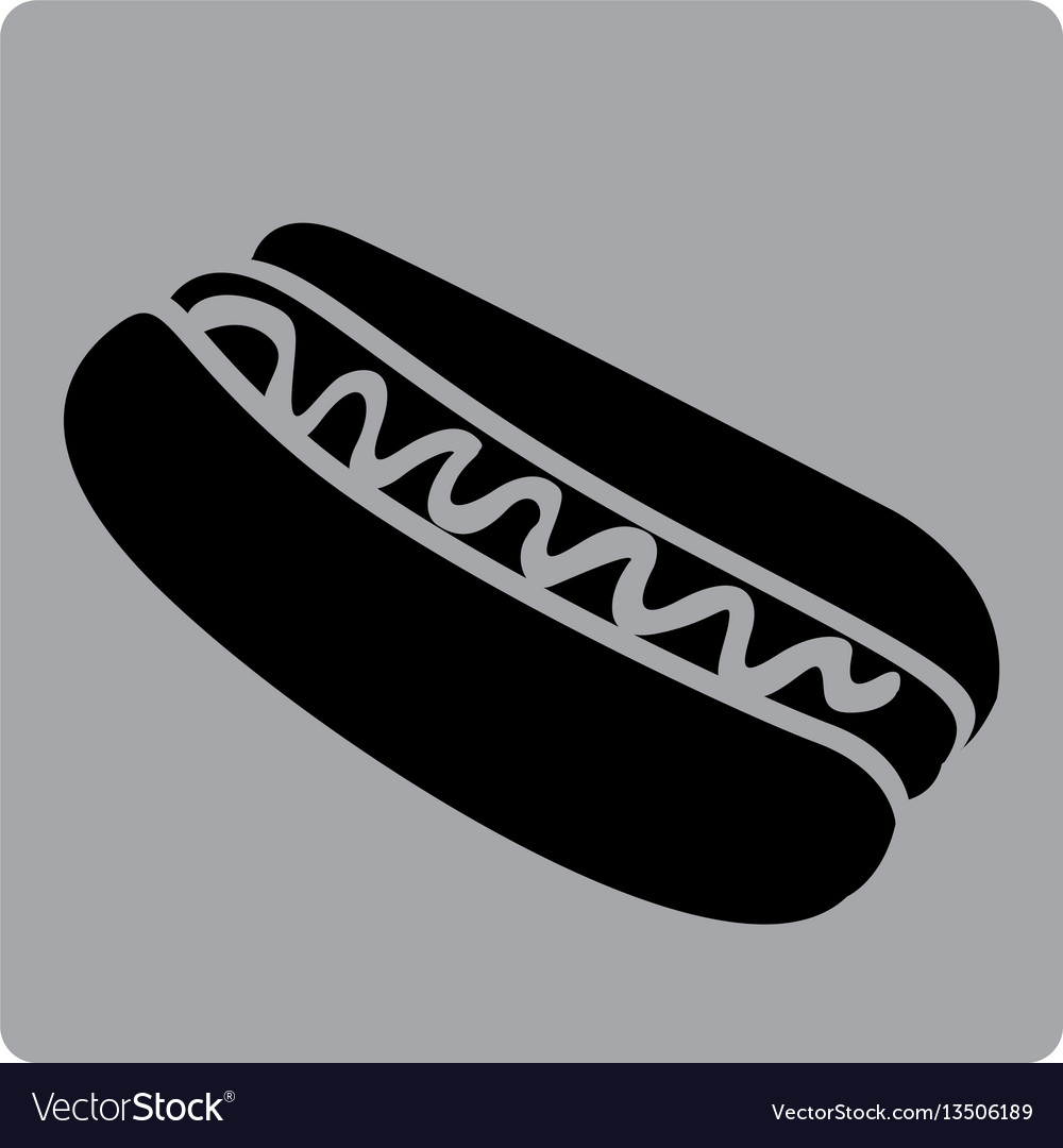 Figur Emblem Hot Dog Symbol