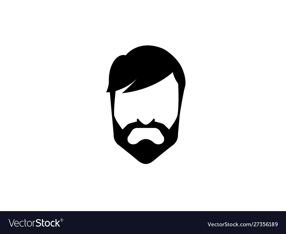 Hair beard mustache an elegant gentleman