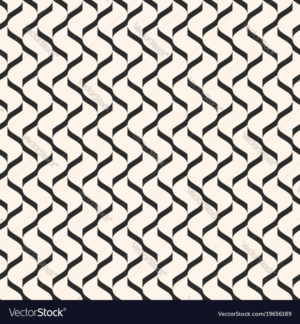 Monochrome geometric seamless pattern with mesh