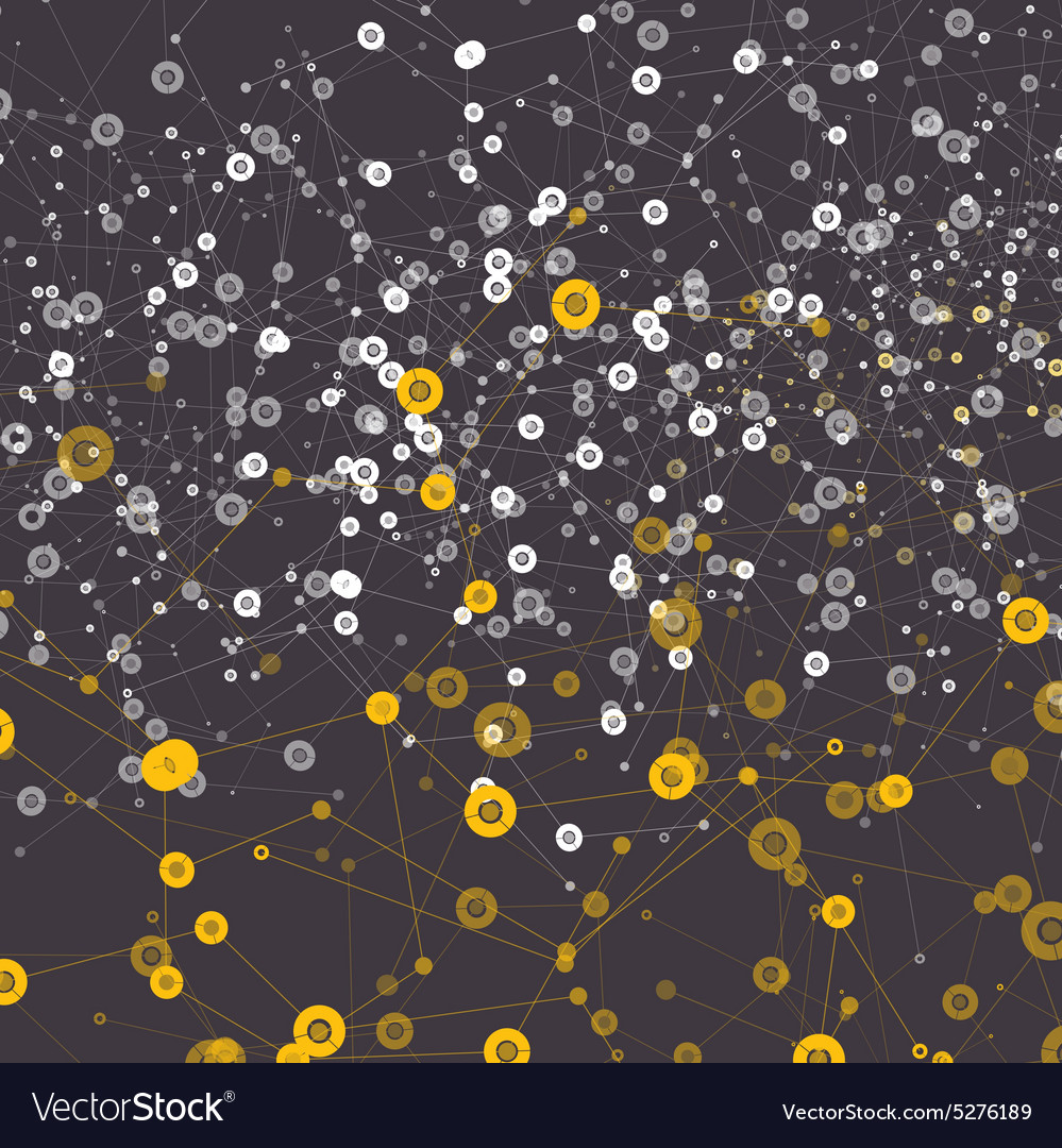 Network abstract technology background