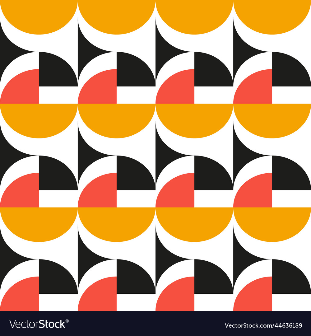 Retro groove pattern with circles in the style Vector Image Retro groove pattern with circles in the style