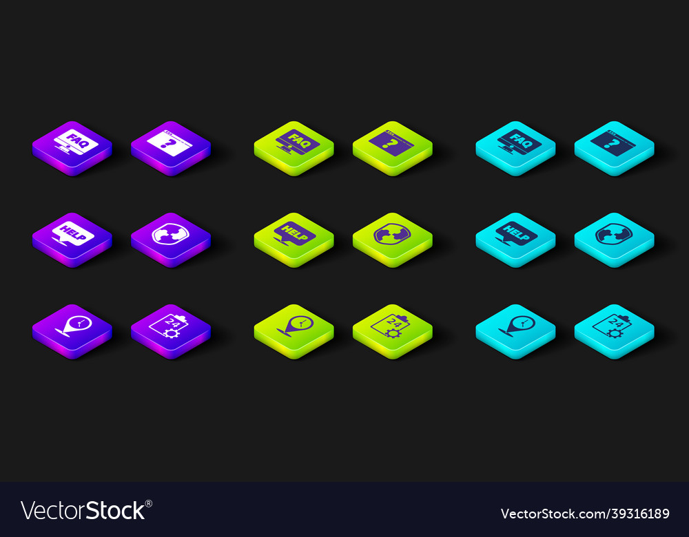 Set location with clock checklist 24 hours Vector Image Set location with clock checklist 24 hours