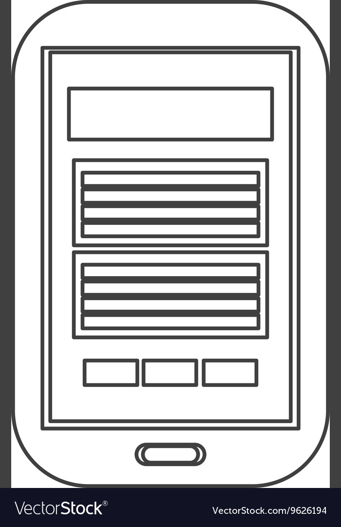 Cellphone with button icon