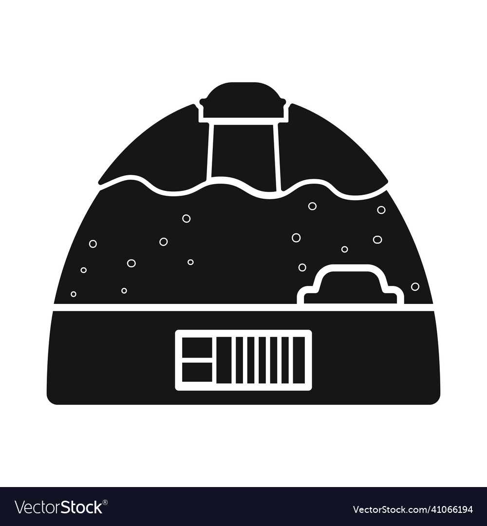 Design of humidifier and machine symbol Vector Image Design of humidifier and machine symbol
