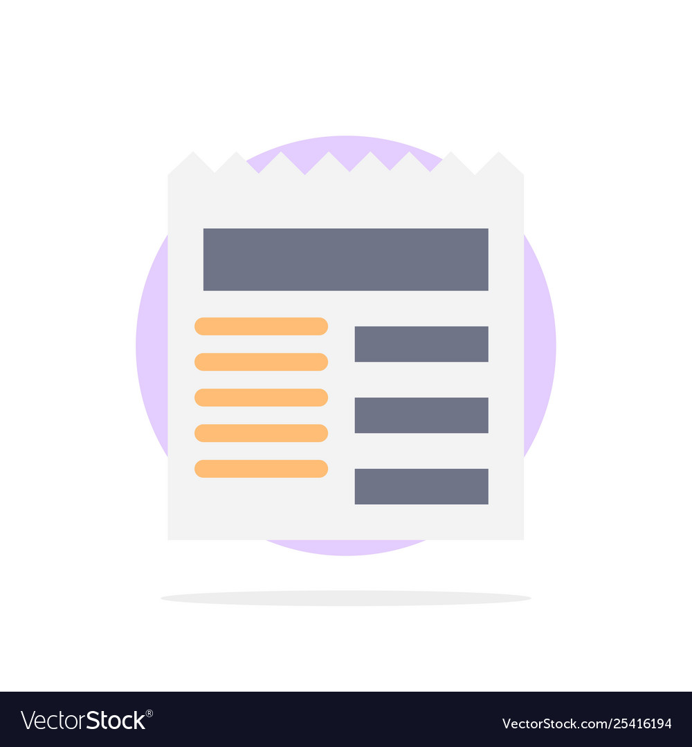 Document text basic ui abstract circle background vector image Document text basic ui abstract circle background