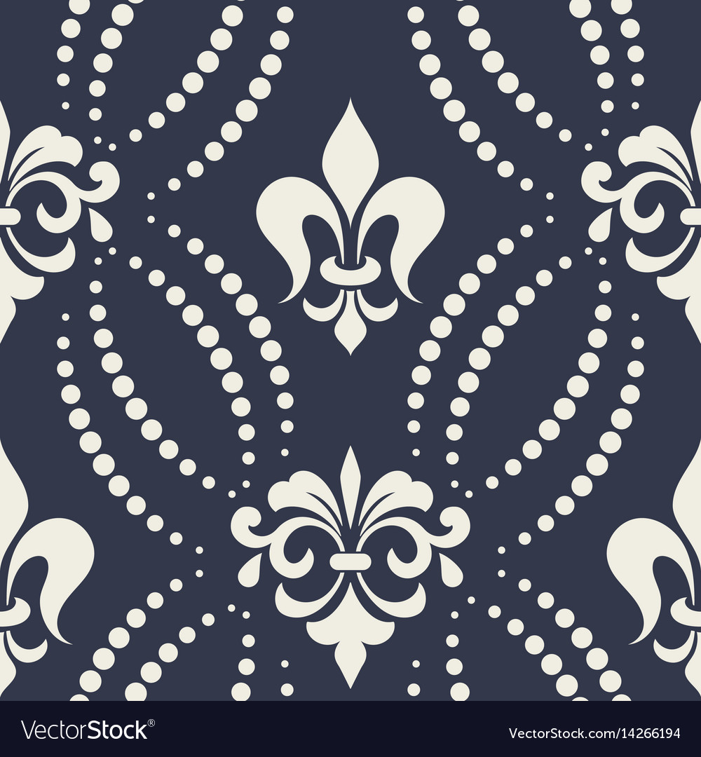 Elegant Floral Damask Pattern