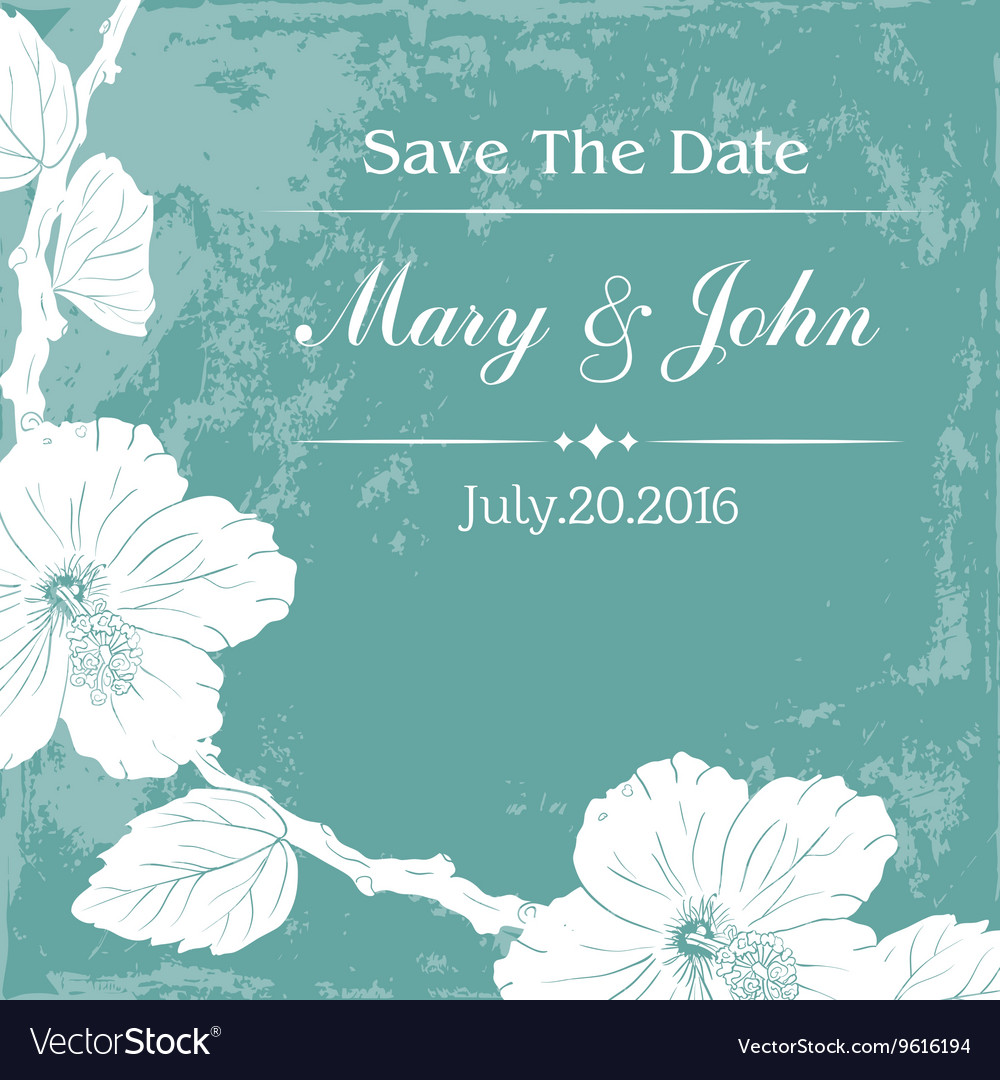 Marriage design template with custom names