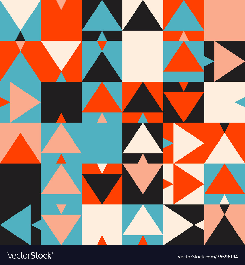 Minimal geometric pattern design vector image Minimal geometric pattern design
