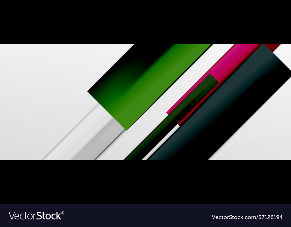 Multicolored lines background design template Vector Image Multicolored lines background design template
