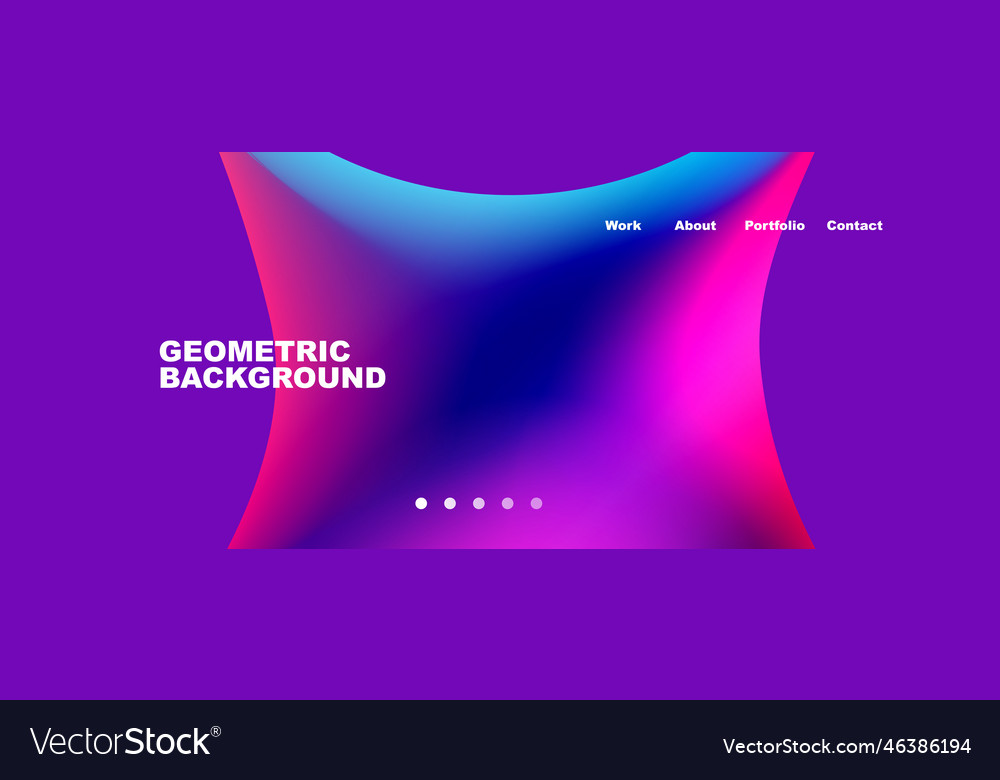 Trendy simple circle gradient abstract background