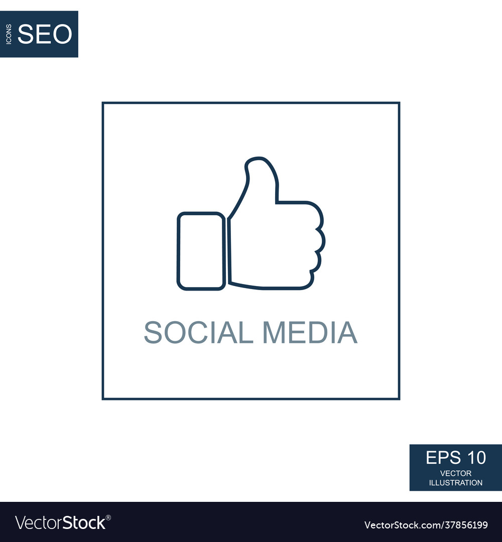 Abstract business icons seo social media
