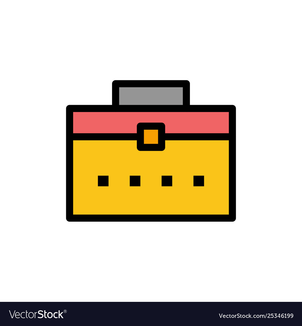 Bag worker user interface flat color icon