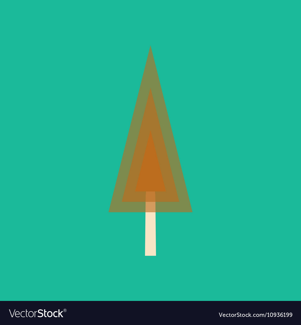 Flat with shadow icon and mobile application