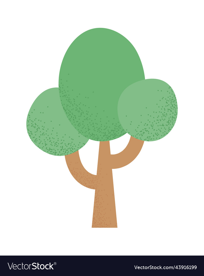 Greenery tree icon