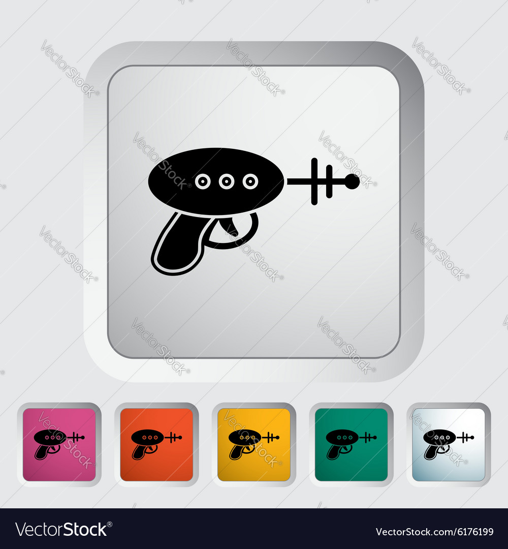 Gun toy Royalty Free Vector Image - VectorStock